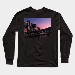 Sunset over Hong Kong Long Sleeve T-Shirt